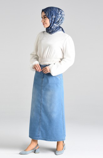 Denim Blue Skirt 2014-01