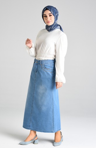 Denim Blue Skirt 2014-01