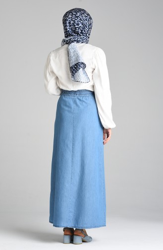 Denim Blue Skirt 2326-01