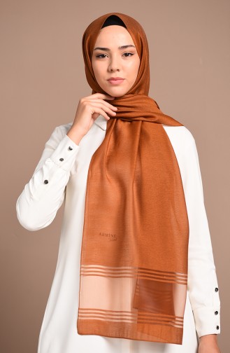 Armine Trend Azur Şal 4092-02 Tarçın Renk