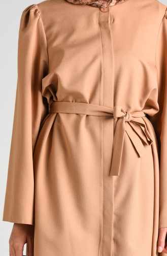 Belted Tunic Trousers Double Suit 0285-03 Caramel 0285-03