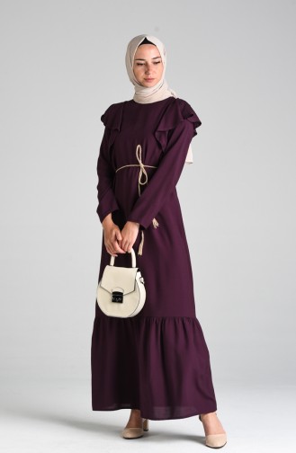 Robe Hijab Pourpre 4010-03