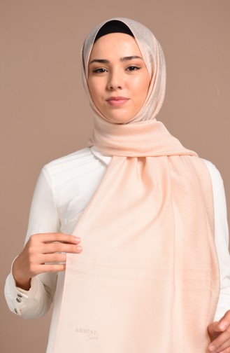 Light Salmon Scarf 2514-02