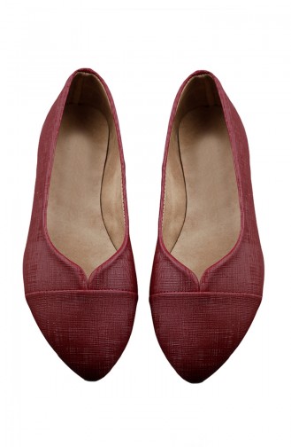 Claret red Woman Flat Shoe 0171-03