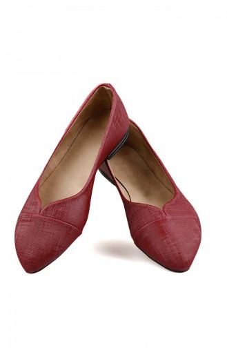 Claret red Woman Flat Shoe 0171-03