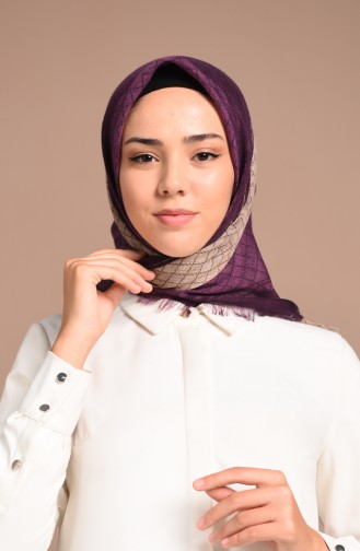 Purple Hoofddoek 2513-02