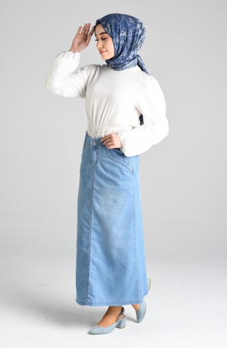 Denim Blue Skirt 2322-01