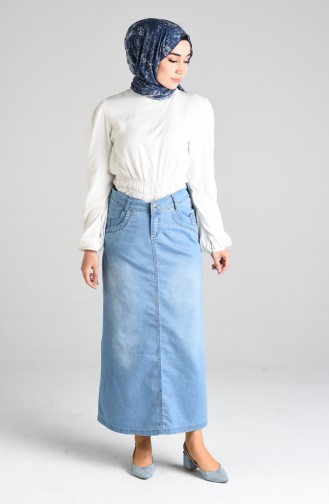 Denim Blue Skirt 2322-01