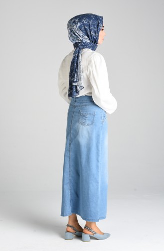 Denim Blue Skirt 2322-01