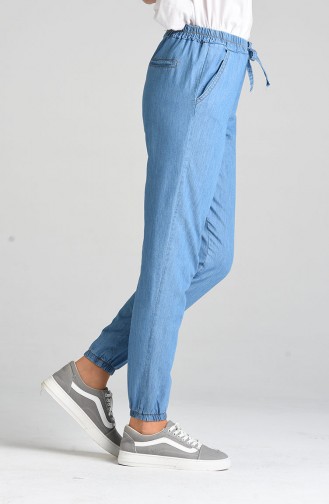 Jeans with Pockets 5018-01 Denim Blue 5018-01