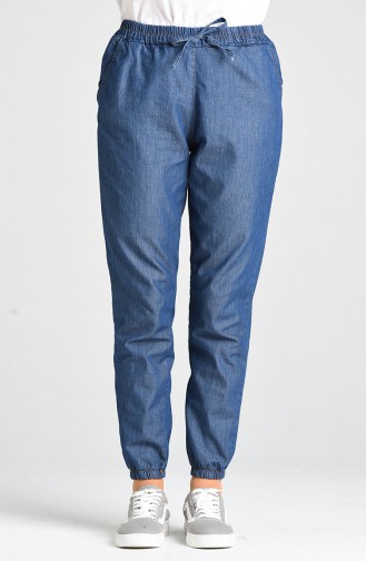 Pantalon Bleu Marine 5018-02