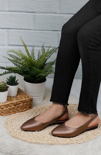 Copper Woman Flat Shoe 0172-05