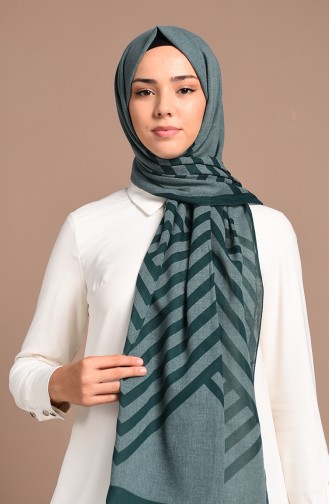 Dark Green Shawl 1203-04