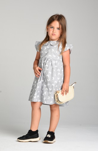 Robe Enfant Gris 4602-02