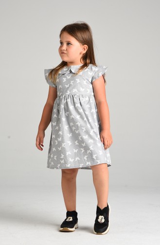 Robe Enfant Gris 4602-02