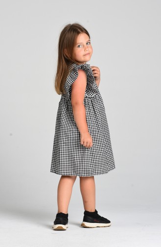 Plaid Children s Dress 4606-03 Black 4606-03