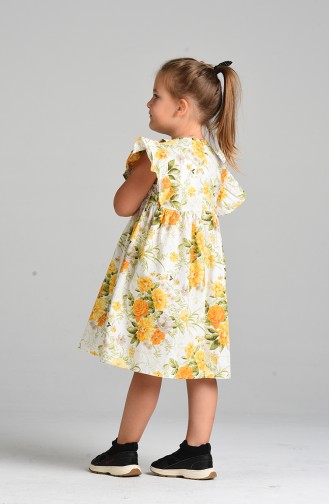 Ecru Children`s Dress 4636-01