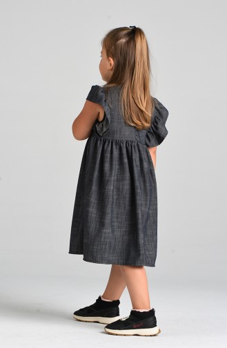 Plain Children s Dress 4638-01 Smoked 4638-01