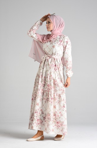 Robe Hijab Poudre 4644-01