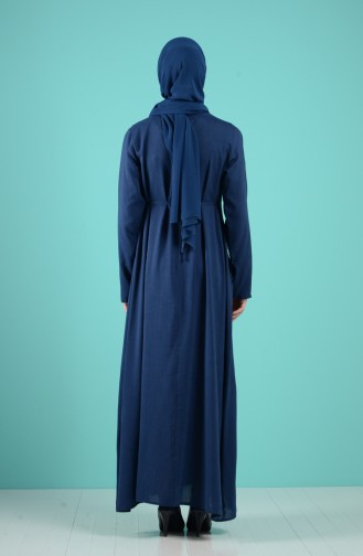 Robe Hijab Bleu Marine 6565-02