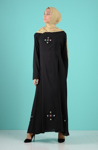 Robe Hijab Noir 6565-03