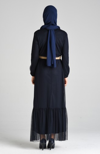 Robe Hijab Bleu Marine 4467-02