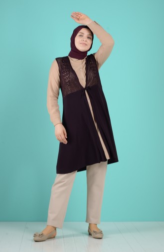 Purple Gilet 5495-02