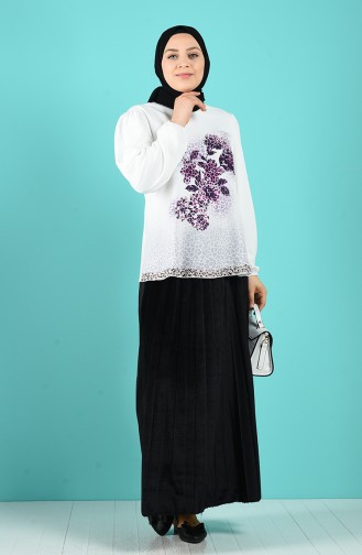 Weiß Bluse 0277-02