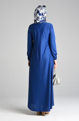 Elastic Sleeve Dress 1907-09 Indigo 1907-09