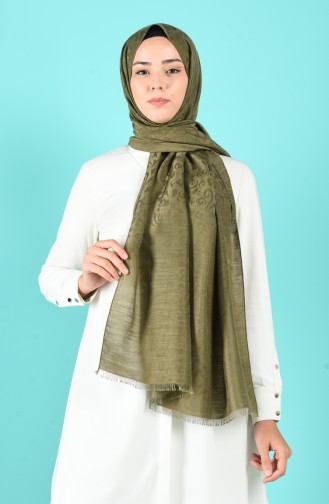 Army Green Shawl 90683-10