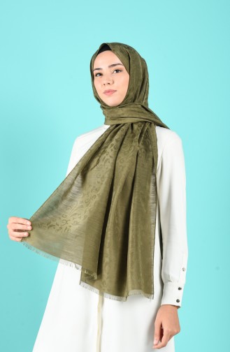 Army Green Shawl 90683-10