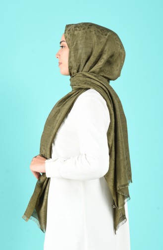 Army Green Shawl 90683-10