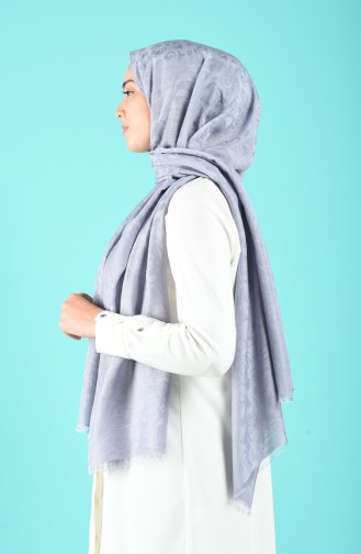 Light Gray Sjaal 90683-17