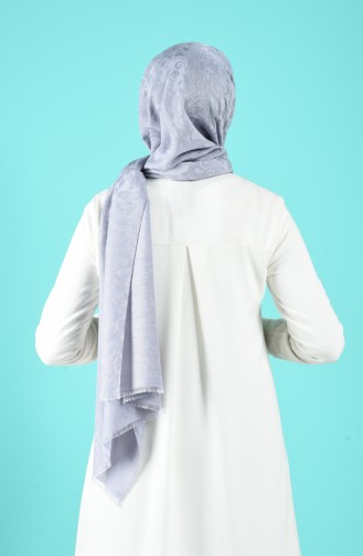 Light Gray Sjaal 90683-17