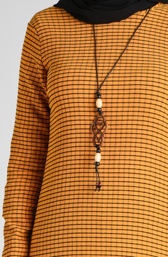 Necklace Tunic Trousers Double Suit 1057-02 Mustard 1057-02