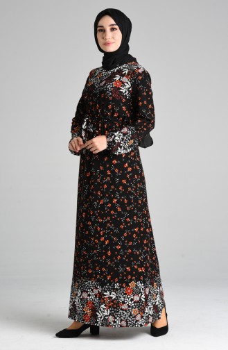 Robe Hijab Noir 0375-01