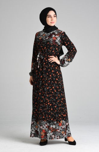Robe Hijab Noir 0375-01