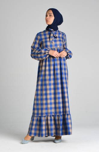 Robe Hijab Bleu 1396-01