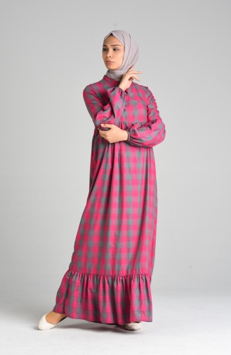 Robe Hijab Fushia 1396-02