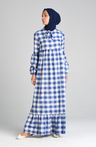 Robe Hijab Bleu 1396-03