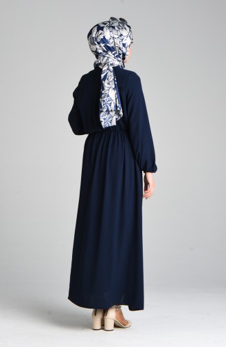 Robe Hijab Bleu Marine 6131-03
