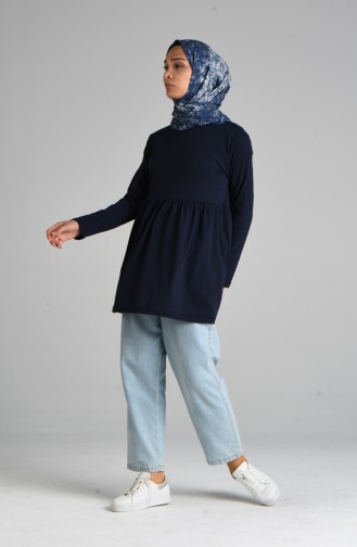 Navy Blue Tuniek 4006-05