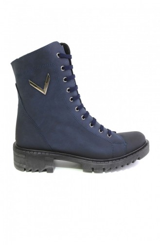 Bottes-Bottines Bleu Marine 4745