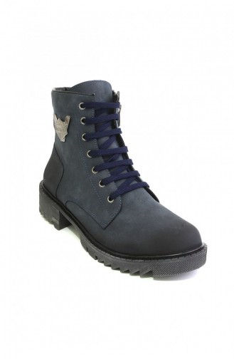 Bottes-Bottines Bleu Marine 4752