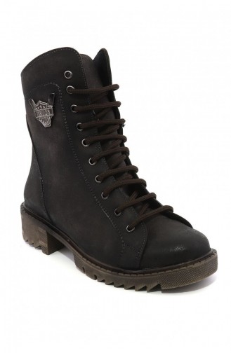 Brown Boots-booties 4759