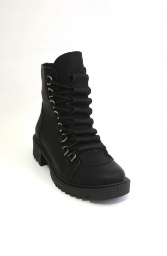 Black Boots-booties 4762