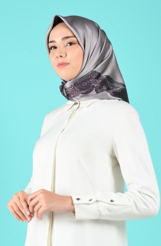 Karaca Dijital Rayon Eşarp 90694-23 Siyah Taş
