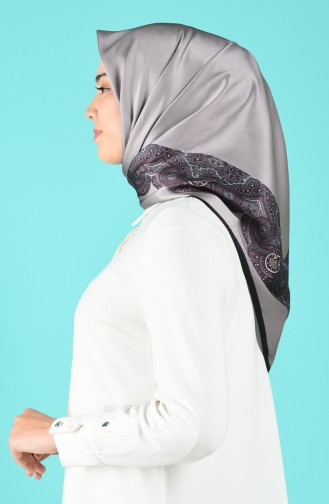Karaca Dijital Rayon Eşarp 90694-23 Siyah Taş