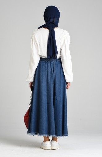 Navy Blue Skirt 4051-02