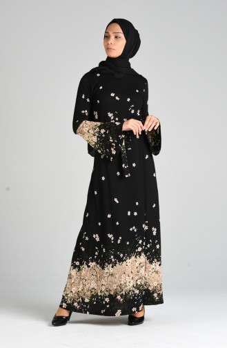 Robe Hijab Noir 0132-01